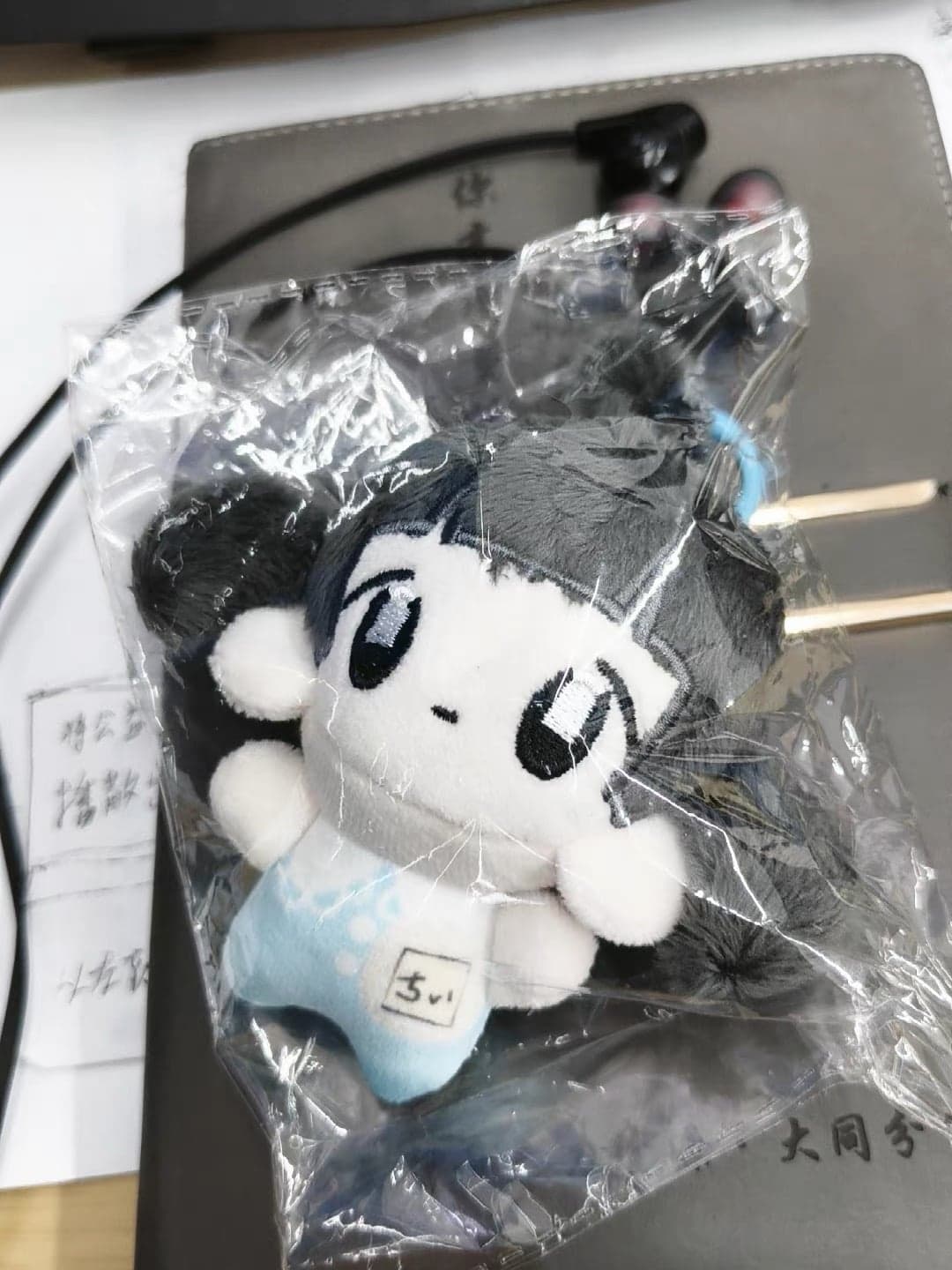 Branded plush mascot for corporate event