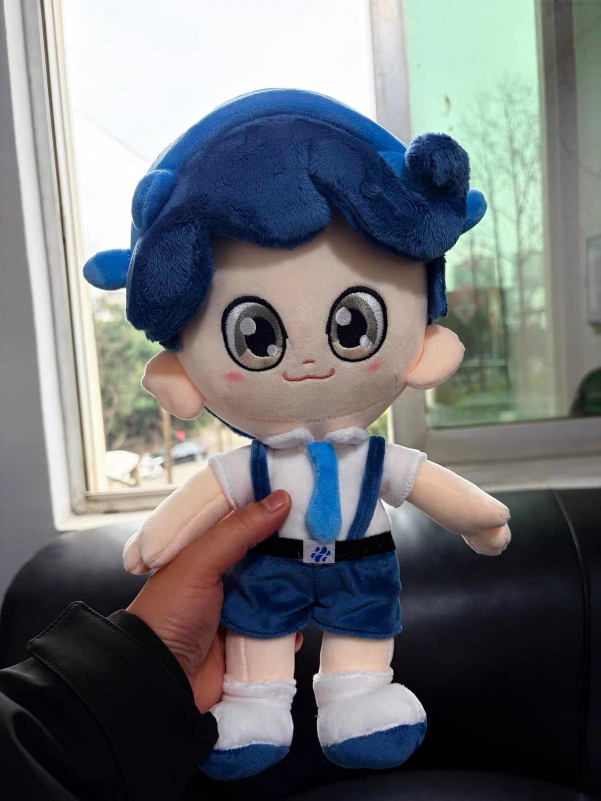 Client-approved custom plush prototype