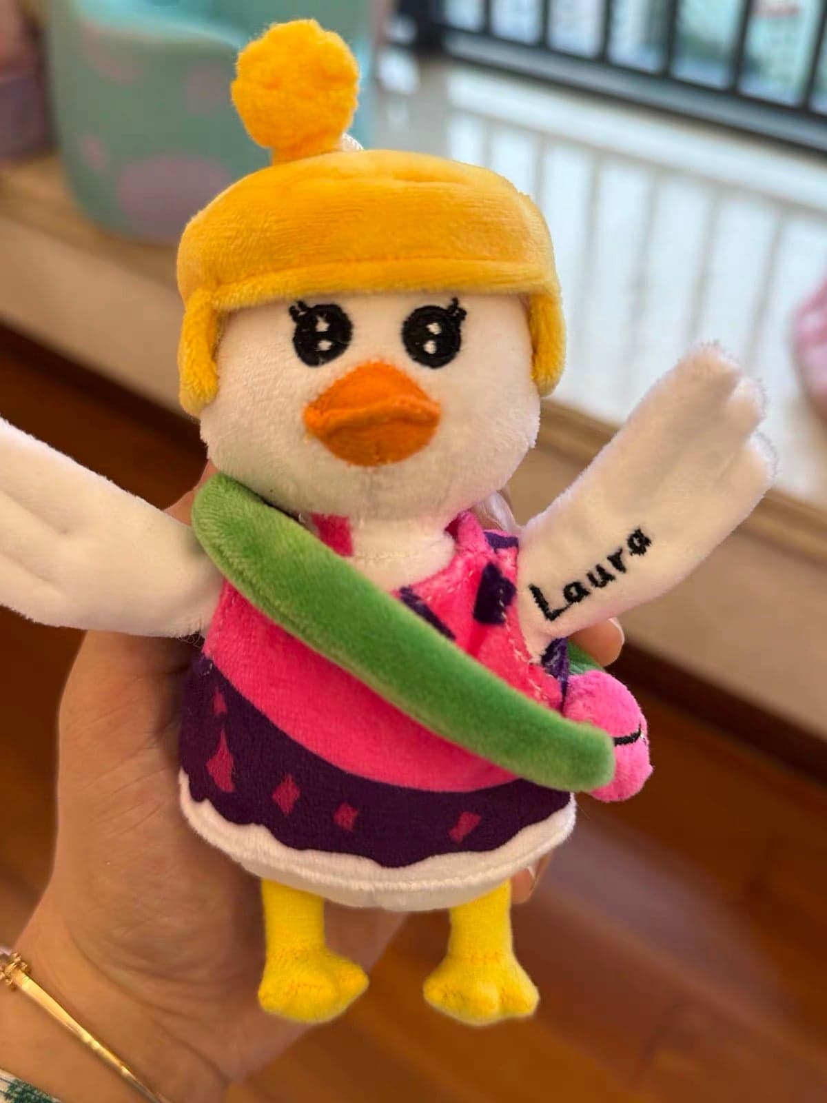 Branded plush toy for corporate giveaway