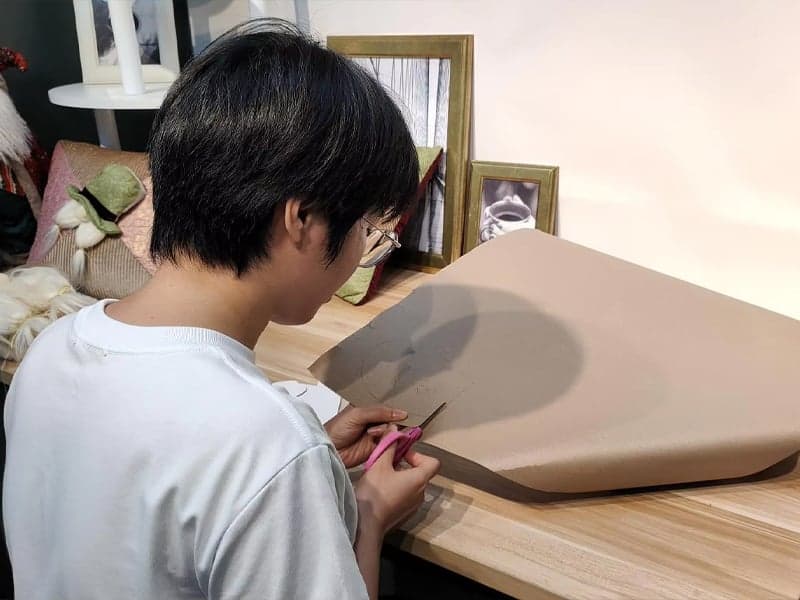 Step 03: Sample Production — We produce a physical custom sample and ship it to you for evaluation. Revisions are free on your bespoke soft toys until you approve the final sample.