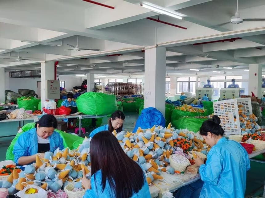 Packaging Area — StarDream Toys plush toy factory in Shenzhen
