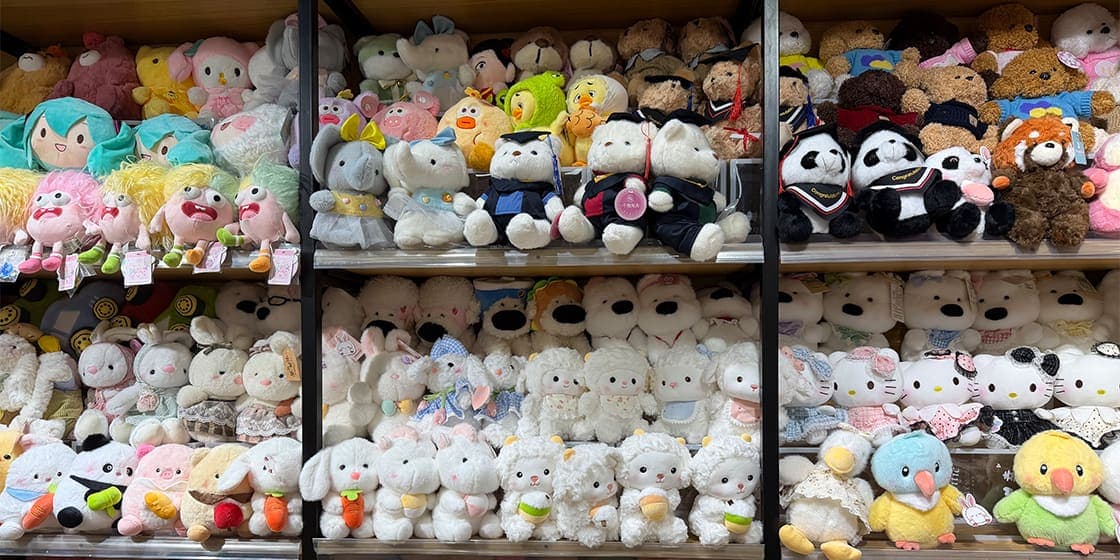 Showroom Display Area — StarDream Toys plush toy factory showroom